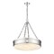 Z-Lite Anders Chandelier, 3-Light, 22 In.W x 4 In.H, Polished Nickel/marbling 1944P22-PN-LED - alternate 7
